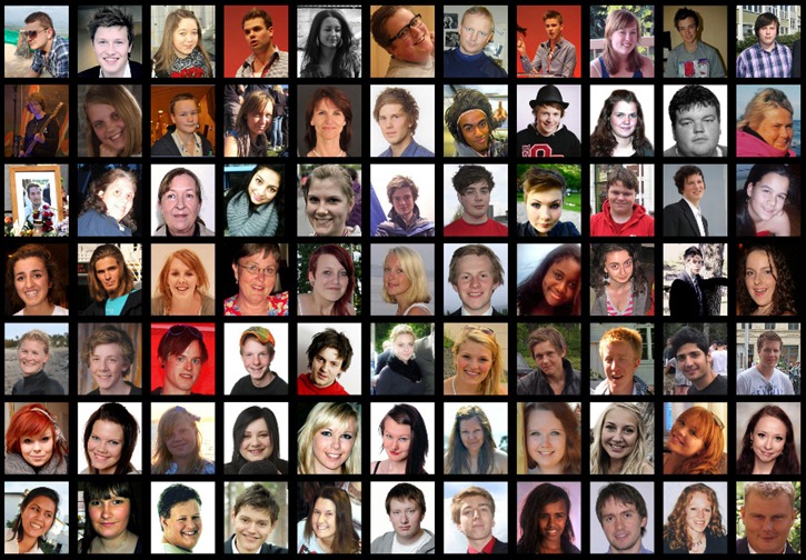 Victims of the Oslo terror